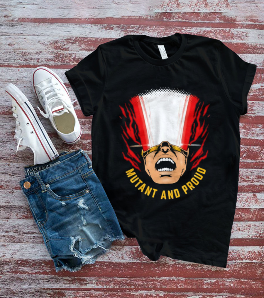 Cyclops Mutant And Proud X Men Marvel Eyebeams T-Shirt