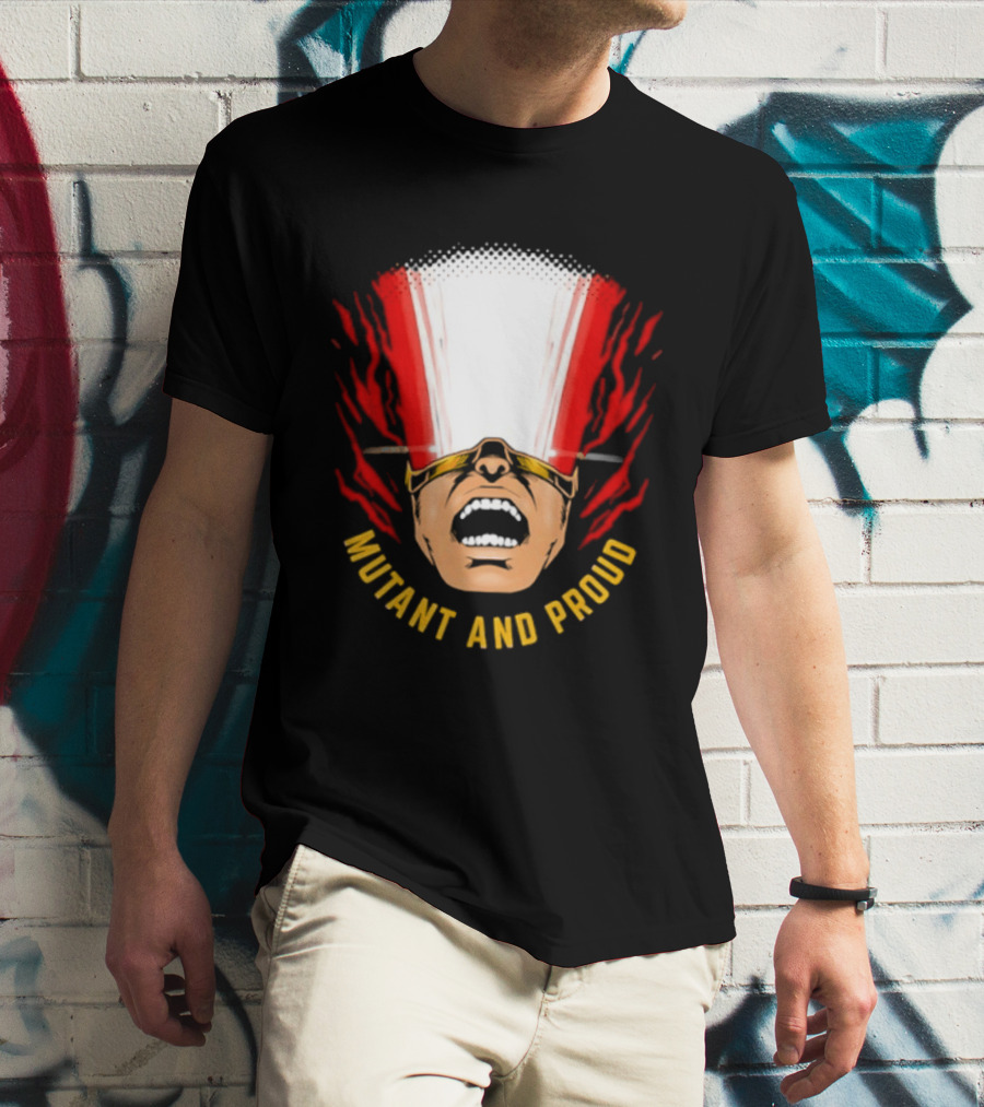 Cyclops Mutant And Proud X Men Marvel Eyebeams T-Shirt