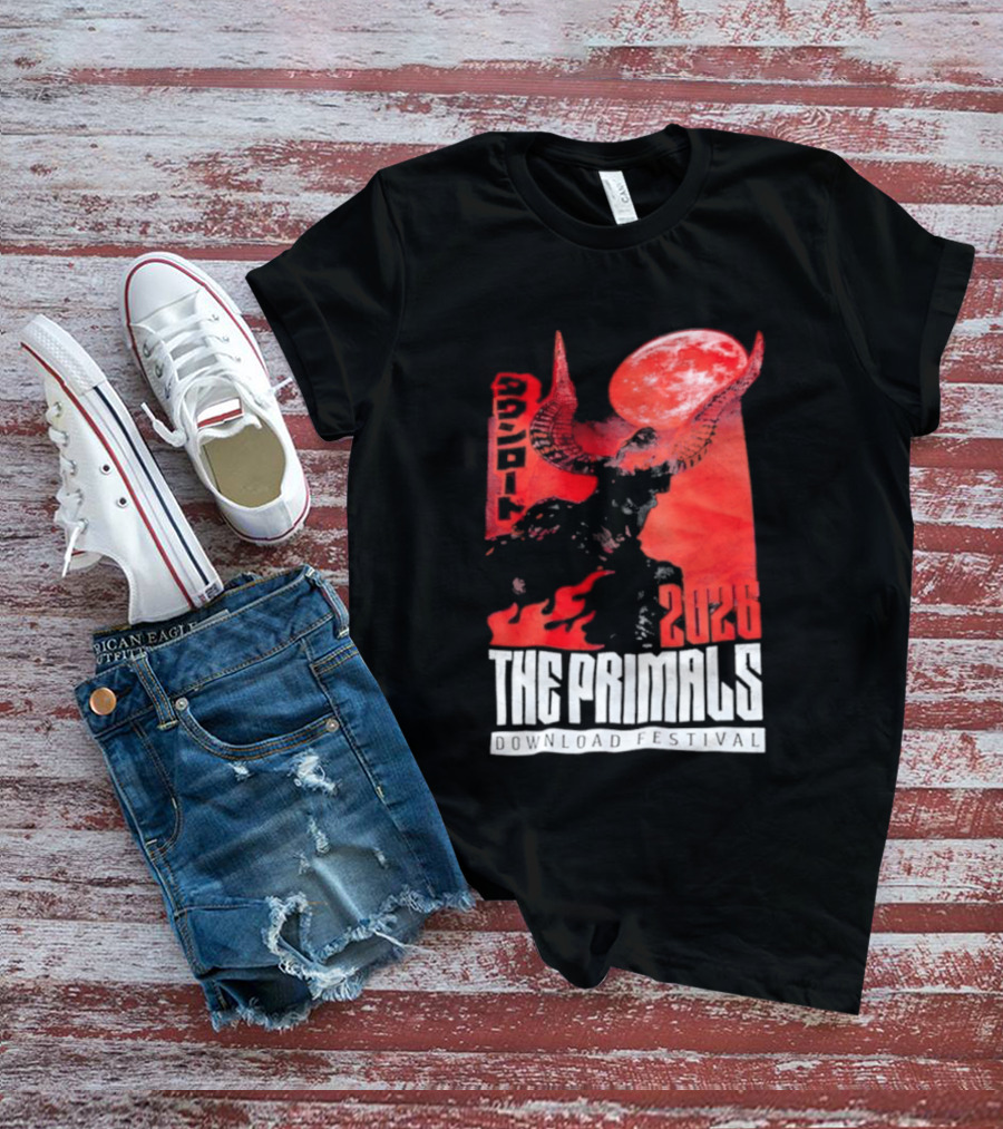 The Primals Download Festival 2026 Blood Moon 1312 Red Horns T-Shirt