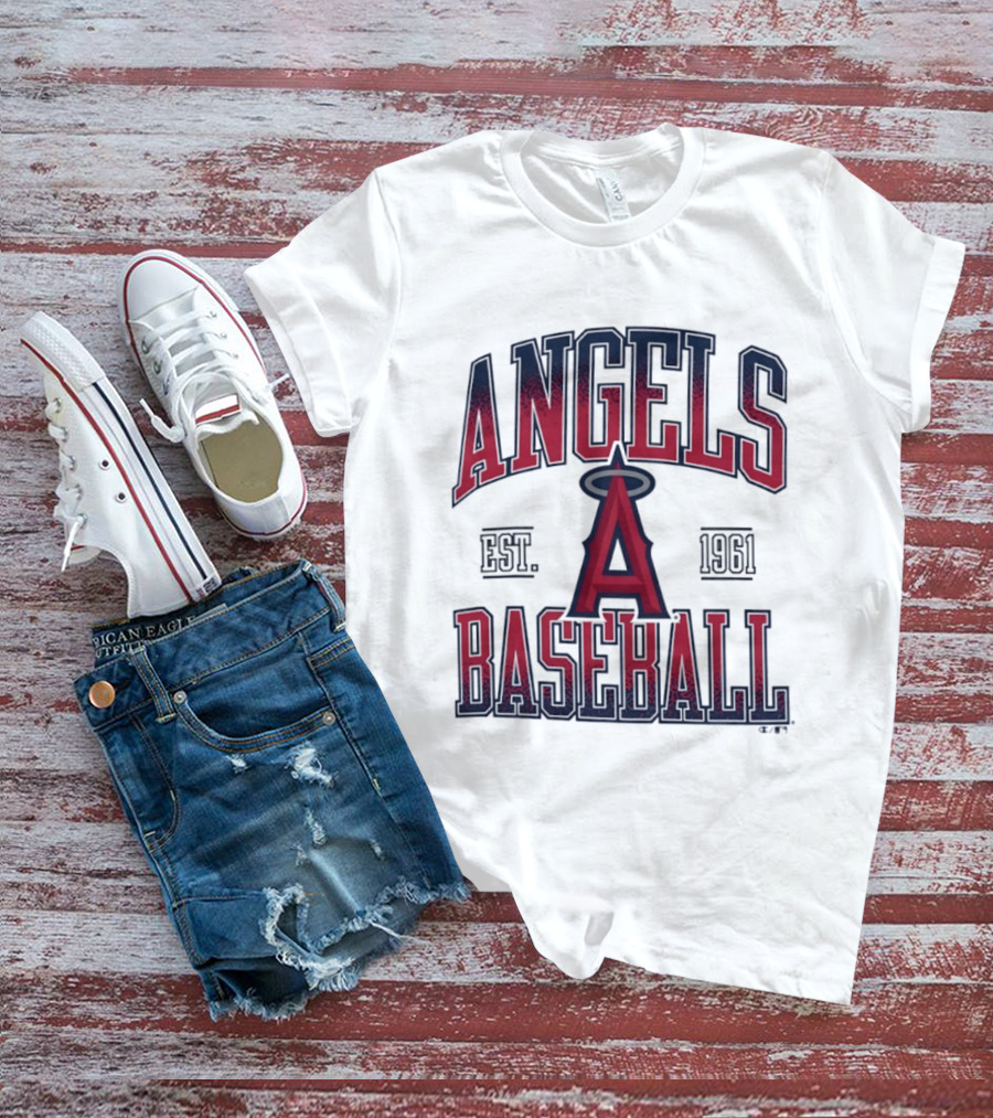 Angels Baseball Est 1961 Los Angeles Angels T-Shirt