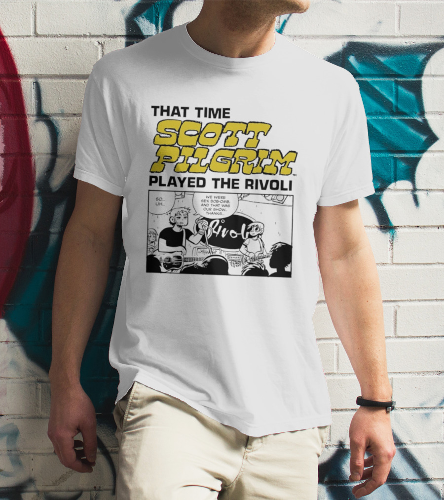 Scott Pilgrim Comic Strip That Time Played The Rivoli T-Shirt