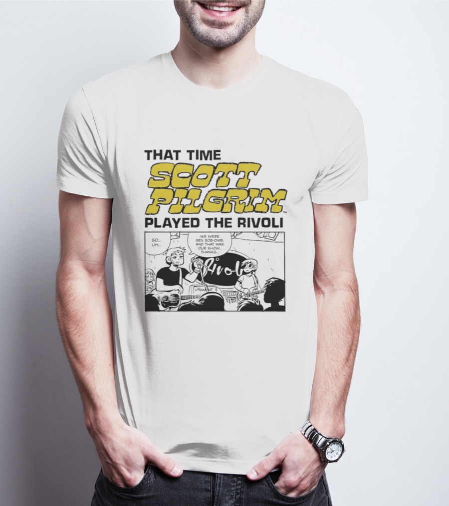 Scott Pilgrim Comic Strip That Time Played The Rivoli T-Shirt