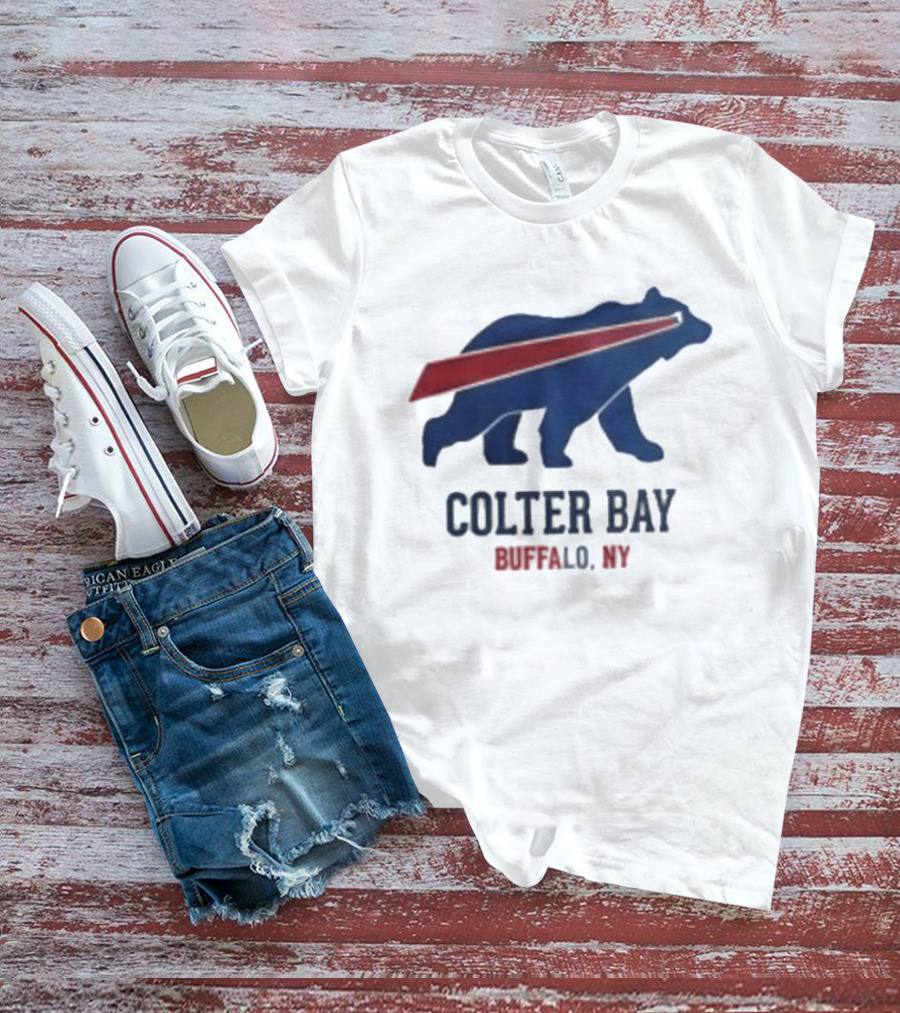 Buffalo Bills Colter Bay NY Beers Make Me Wanna Shout T-Shirt