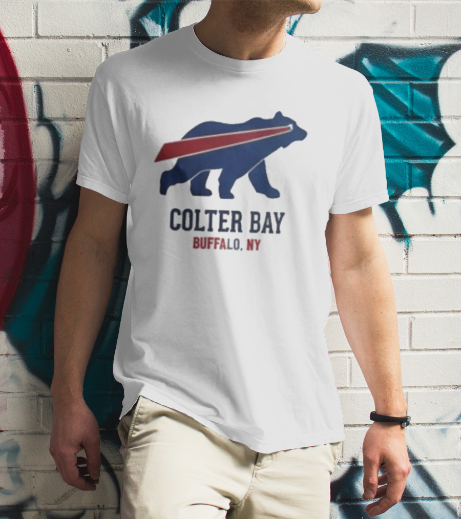 Buffalo Bills Colter Bay NY Beers Make Me Wanna Shout T-Shirt