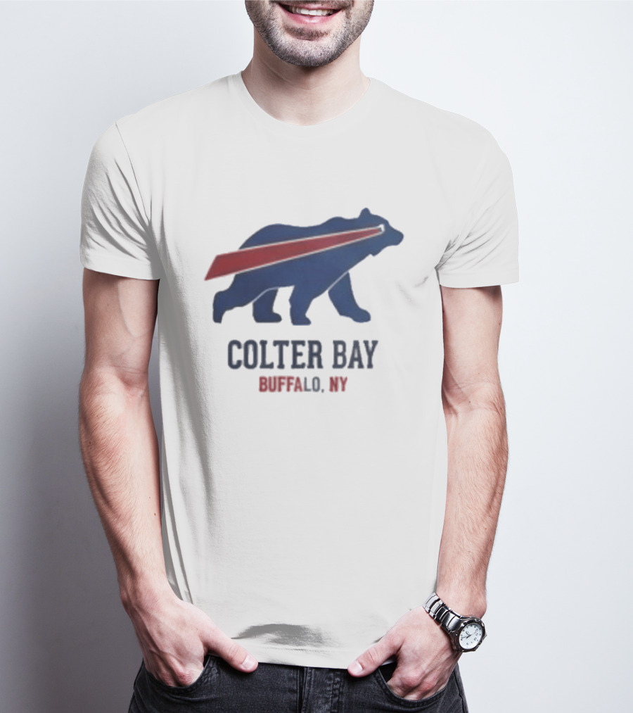 Buffalo Bills Colter Bay NY Beers Make Me Wanna Shout T-Shirt