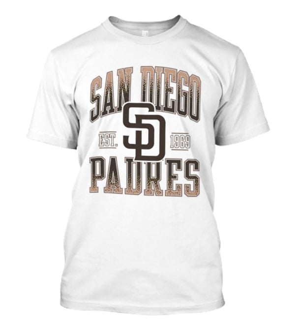 San Diego Padres Est 1969 MLB SD Logo Baseball T-Shirt