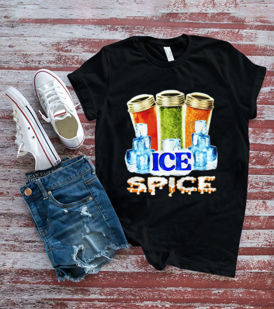 Ice Spice Iced Out Hip Hop Rap Music Funny Wordplay T-Shirt
