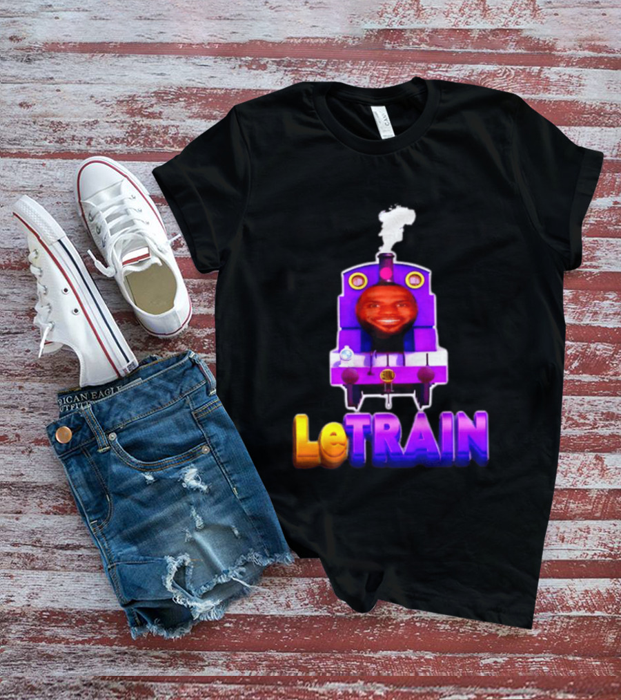 LeBron James LeTrain Meme With Philadelphia 76ers Concept T-Shirt
