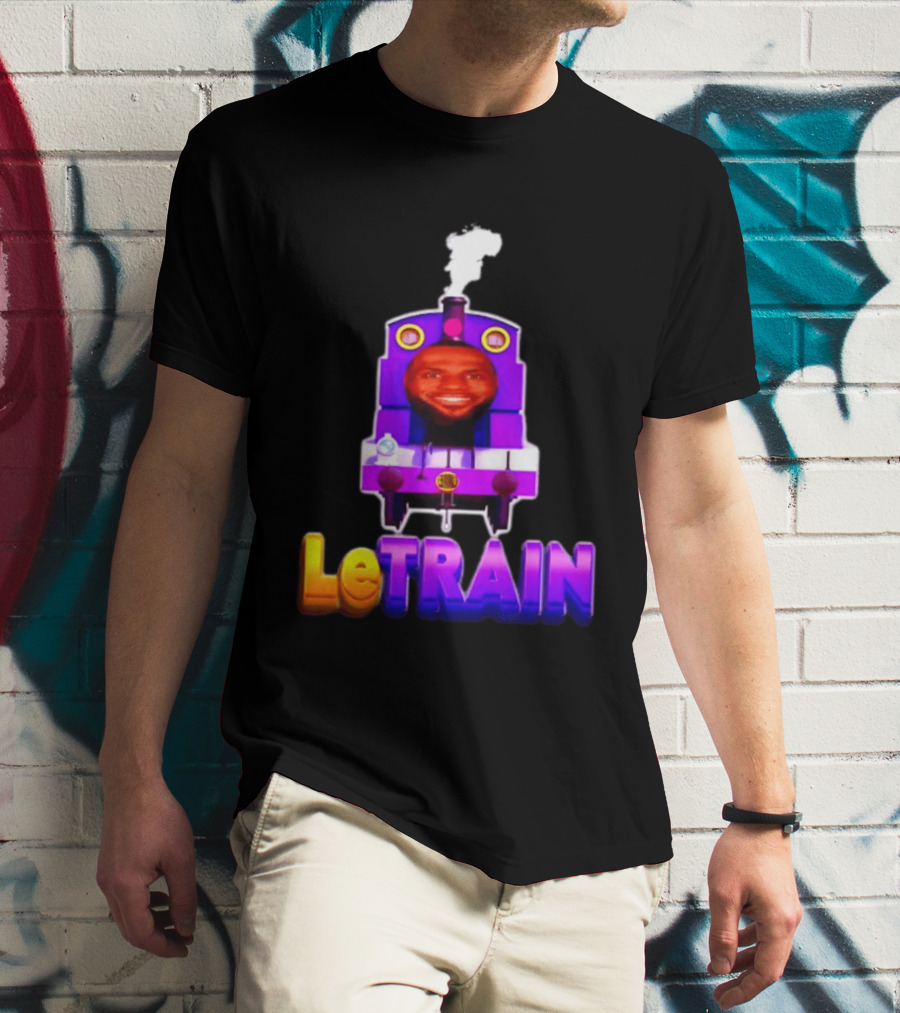 LeBron James LeTrain Meme With Philadelphia 76ers Concept T-Shirt