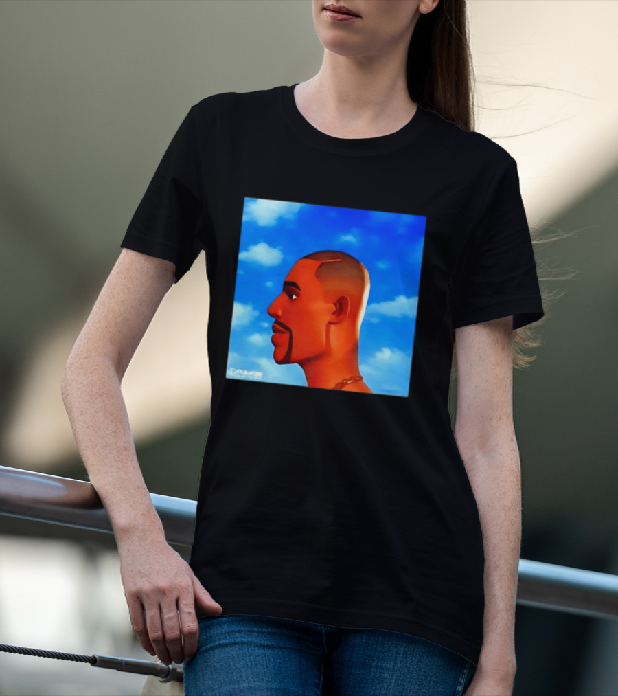 Drake For All The Dogs OVO Hip Hop Rap Album Sky Blue T-Shirt