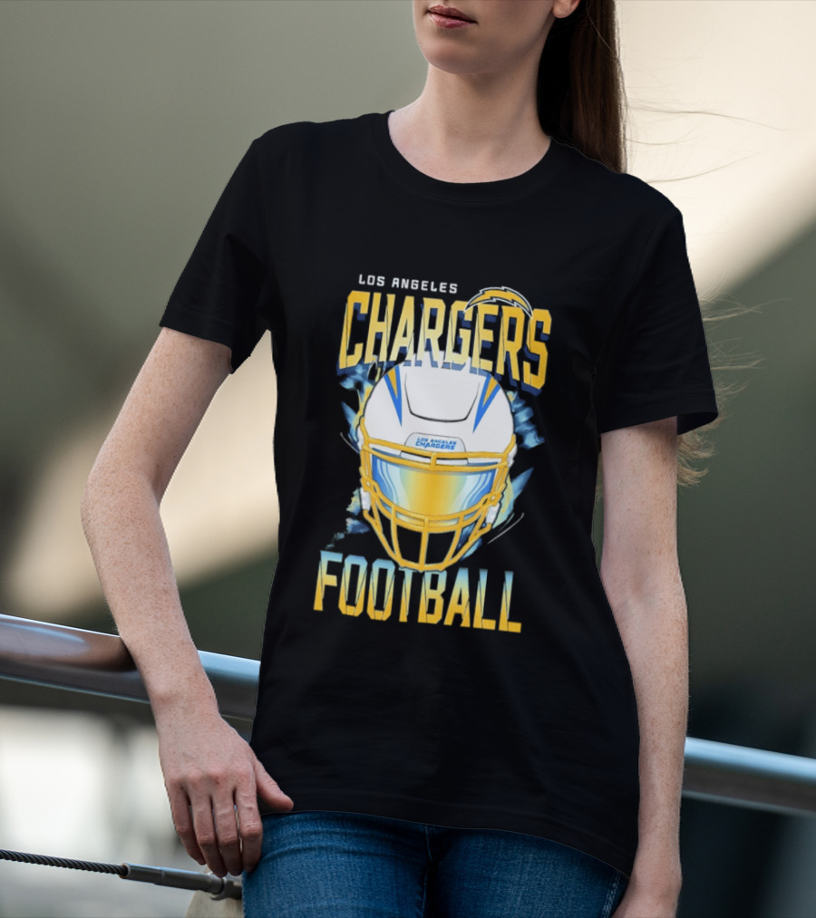 Los Angeles Chargers Football Helmet 2026 Season Team Spirit T-Shirt