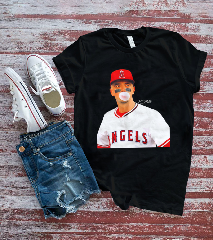 Zach Neto Los Angeles Angels 2026 MLB Season Bubblegum Moment T-Shirt
