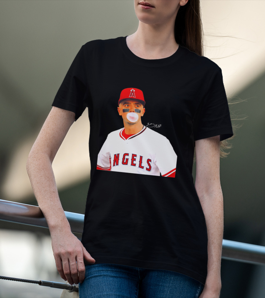 Zach Neto Los Angeles Angels 2026 MLB Season Bubblegum Moment T-Shirt