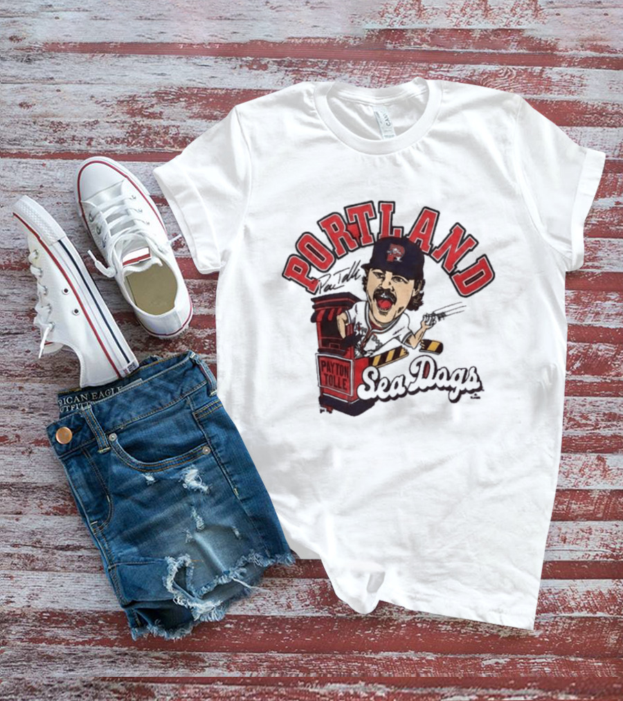 Payton Tolle Portland Sea Dogs Baseball T-Shirt