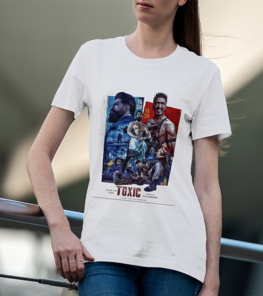 Yash Toxic A Fairy Tale For Grown Ups Rugged Warrior Action Adventure T-Shirt
