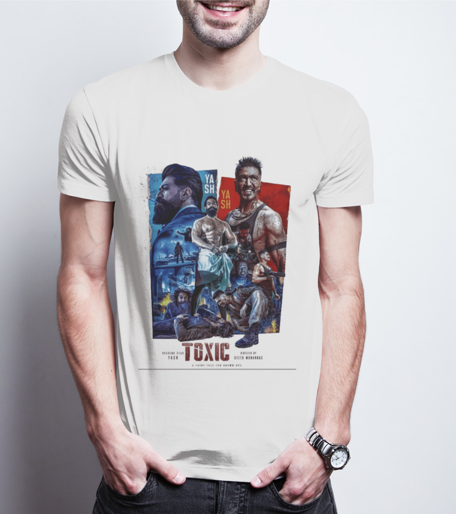 Yash Toxic A Fairy Tale For Grown Ups Rugged Warrior Action Adventure T-Shirt