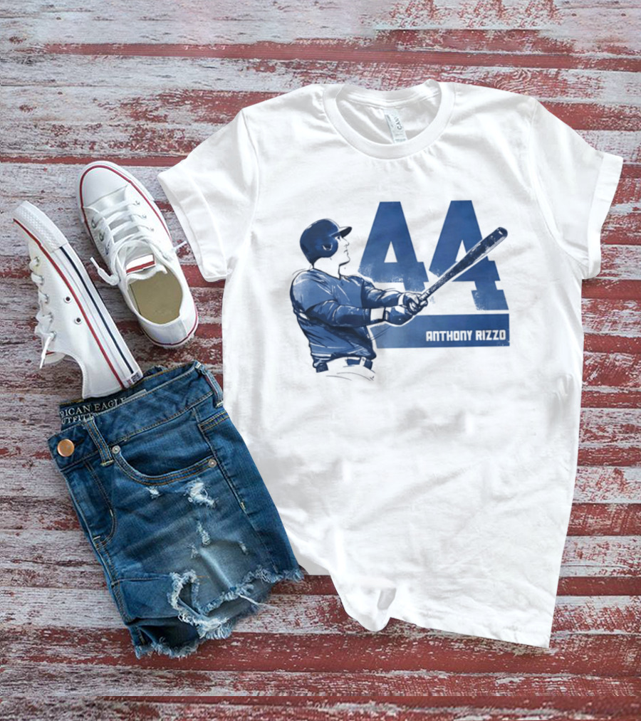 Anthony Rizzo 44 Swing Chicago Cubs Slugger T-Shirt