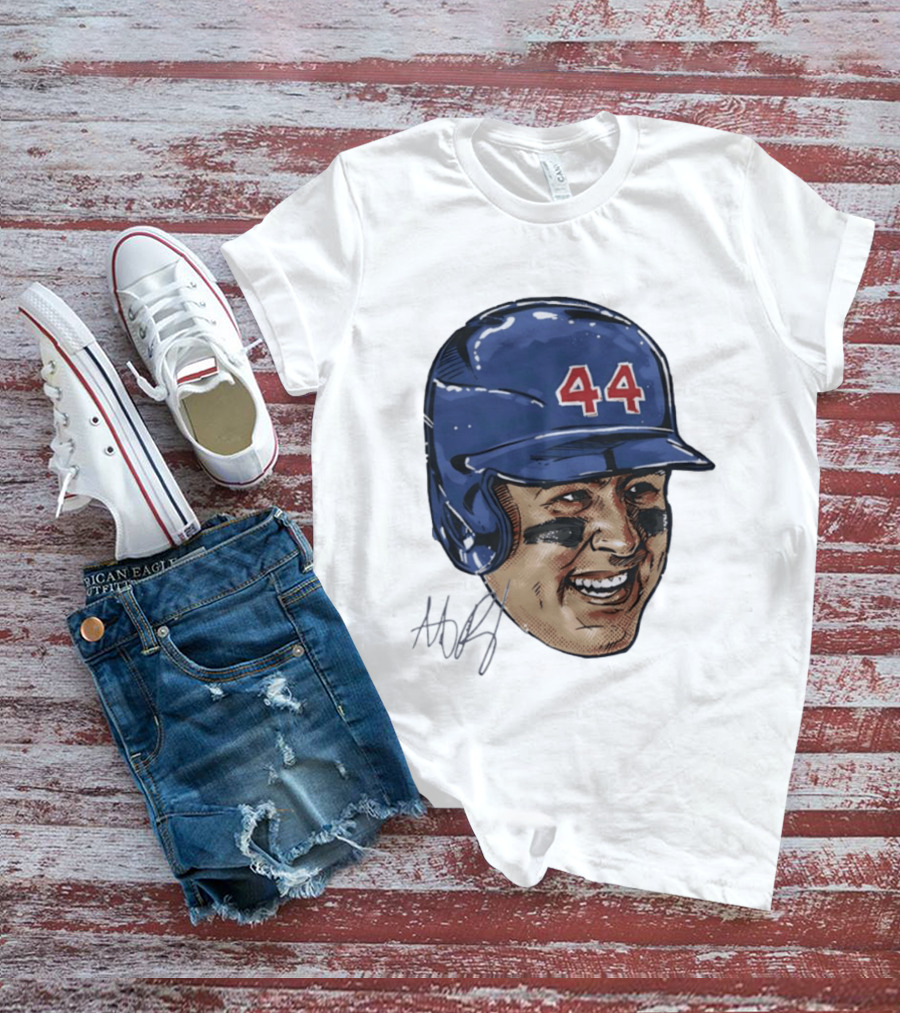 Anthony Rizzo 44 Chicago Cubs Iconic Smile Swag Head T-Shirt