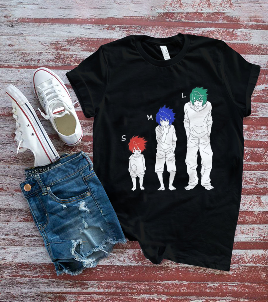 S M L Beyond Birthday Mello L Lawliet Colorful T-Shirt
