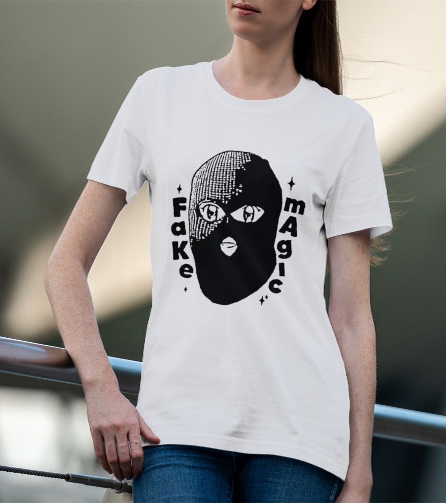 Fake Magic Anime Eyes Balaclava Ski Mask T-Shirt