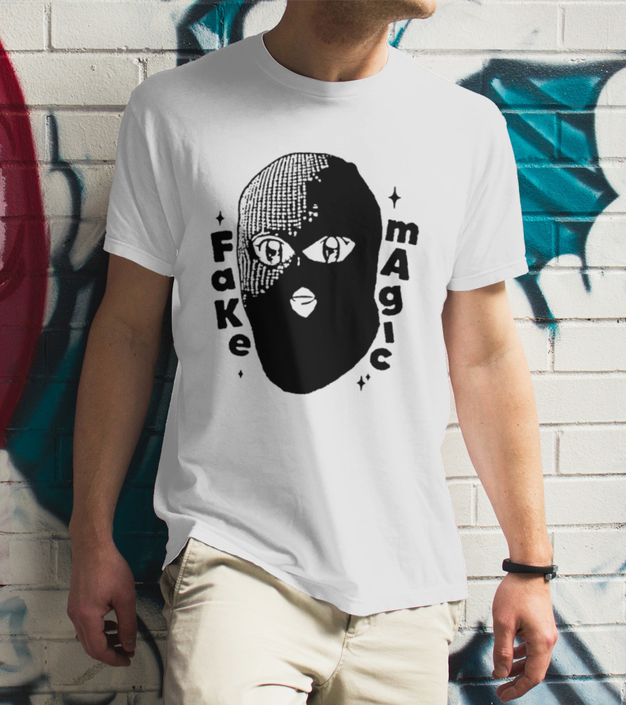 Fake Magic Anime Eyes Balaclava Ski Mask T-Shirt