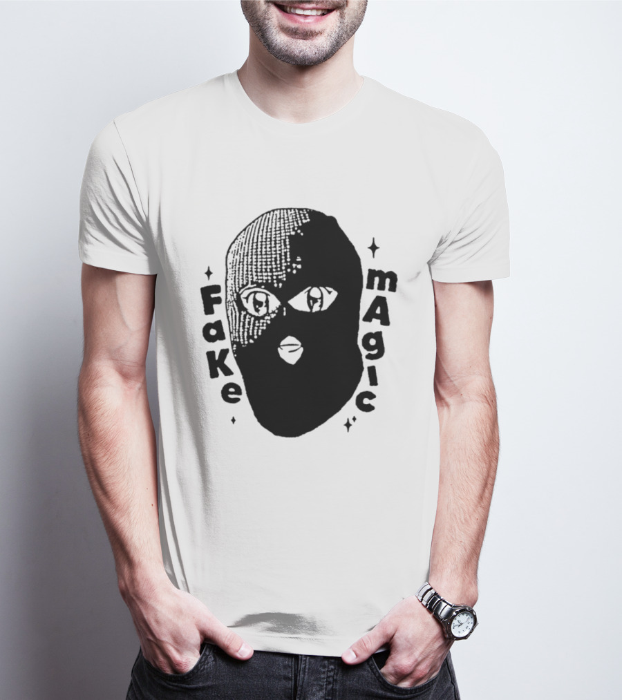 Fake Magic Anime Eyes Balaclava Ski Mask T-Shirt