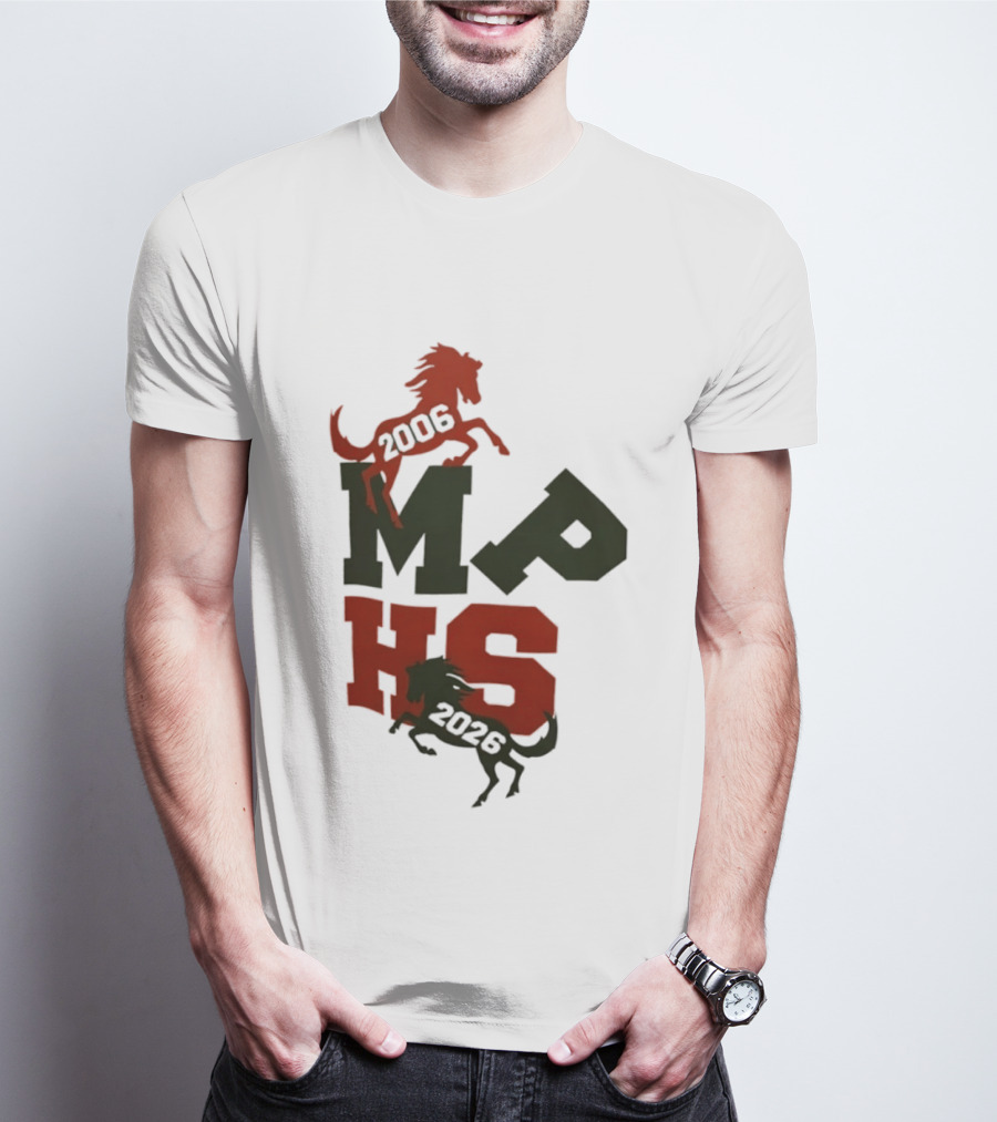 Morgan Park Mustangs MPHS 2006 2026 T-Shirt