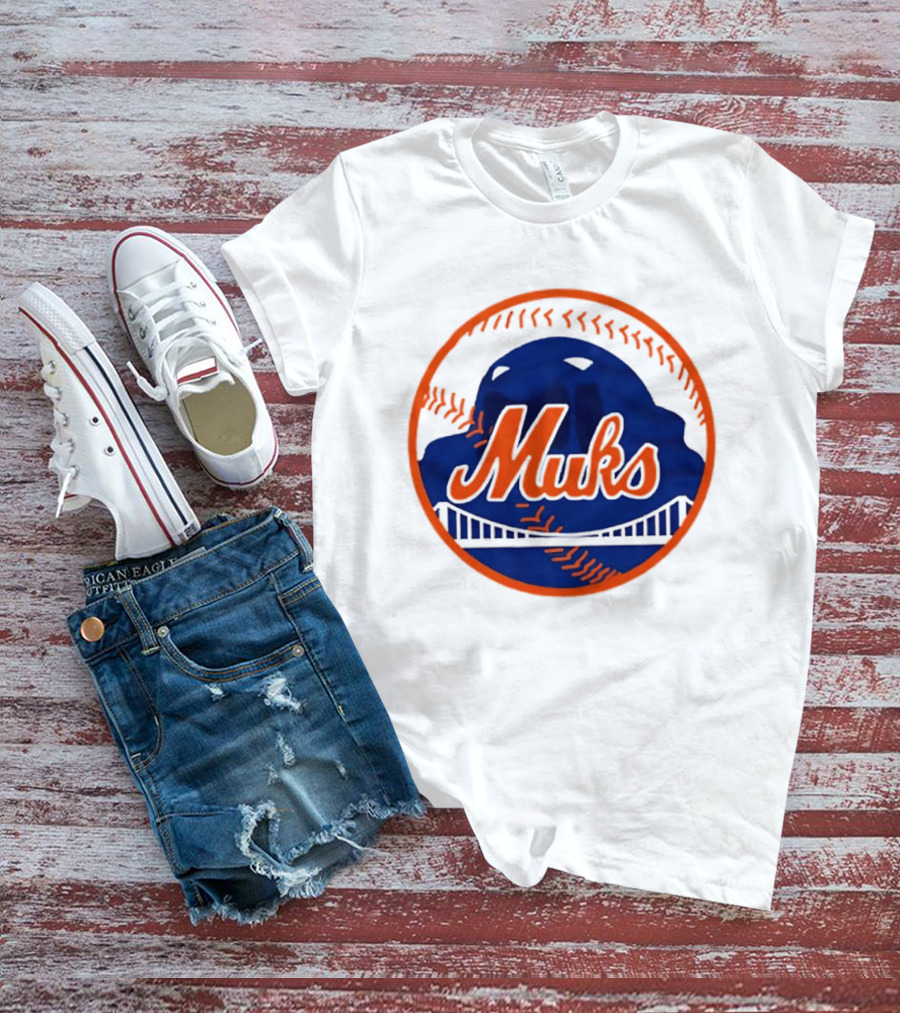 Muks New York Mets Baseball Team T-Shirt
