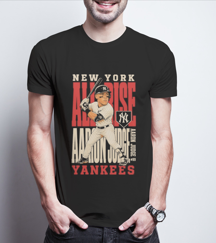 New York Yankees Aaron Judge 2026 Season Caricature T-Shirt