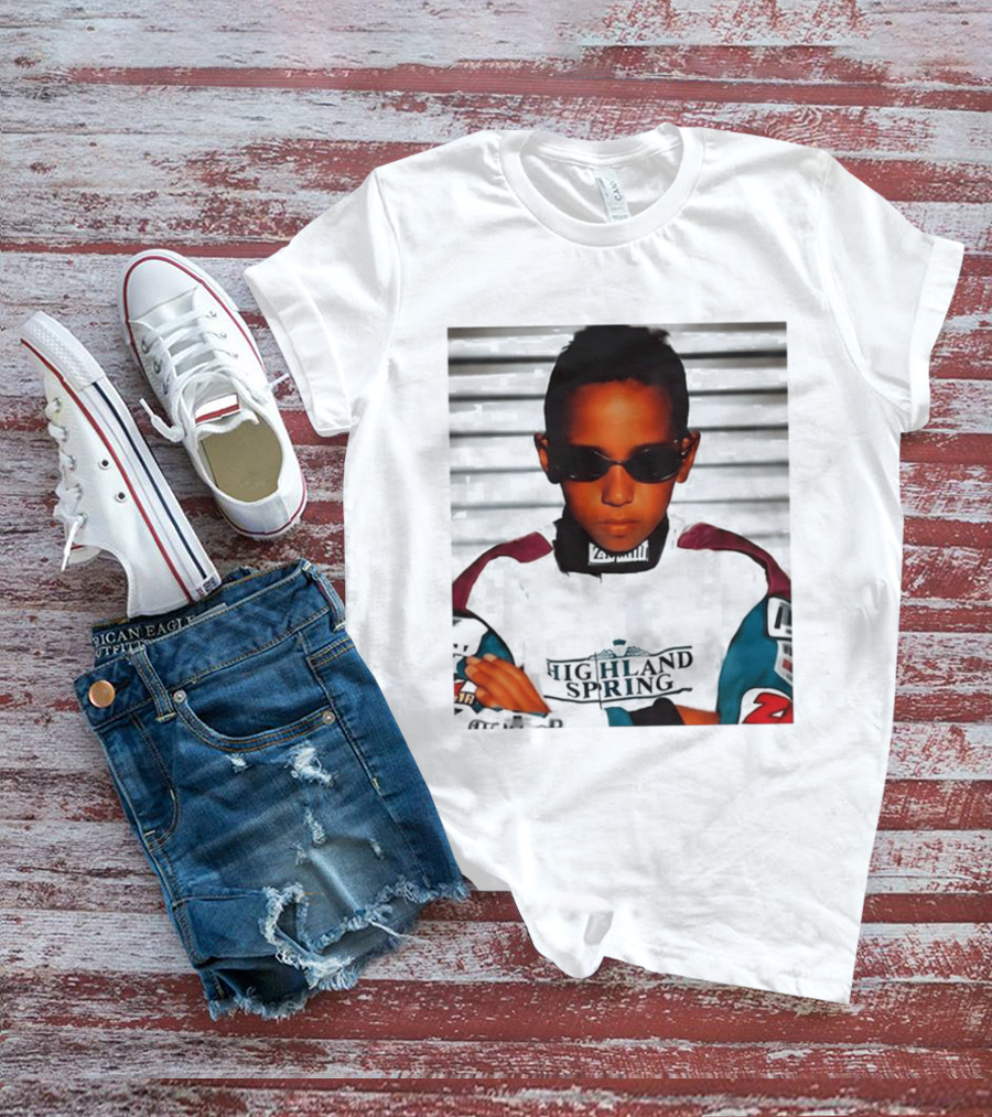 Lewis Hamilton Highland Spring Racing Attire Youthful Champion T-Shirt