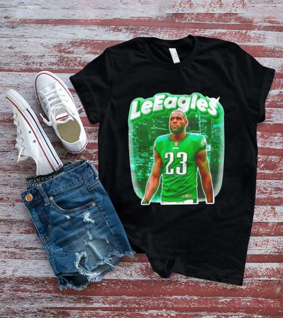LeBron James LeEagles Philadelphia Eagles 23 Jersey T-Shirt