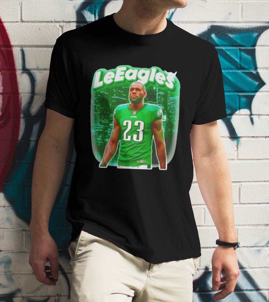 LeBron James LeEagles Philadelphia Eagles 23 Jersey T-Shirt