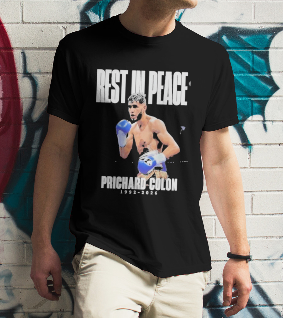 Rest In Peace Prichard Colon 1992 2026 Boxing Gloves T-Shirt
