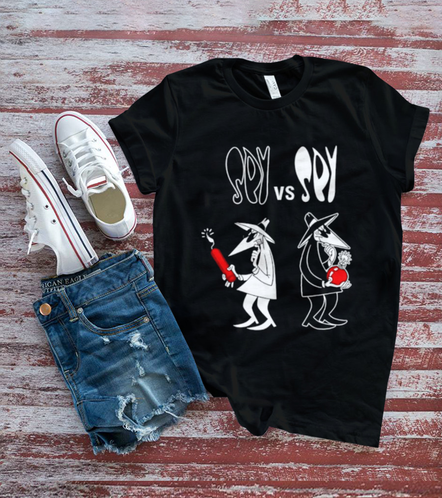 Spy Vs Spy Mad Magazine Classic Comic Characters Showdown Bomb And TNT T-Shirt