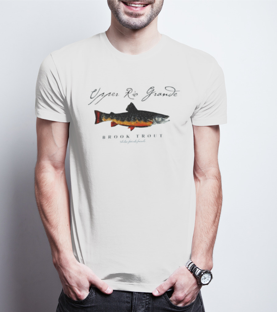Upper Rio Grande Brook Trout Salvelinus Fontinalis Vintage Fish T-Shirt