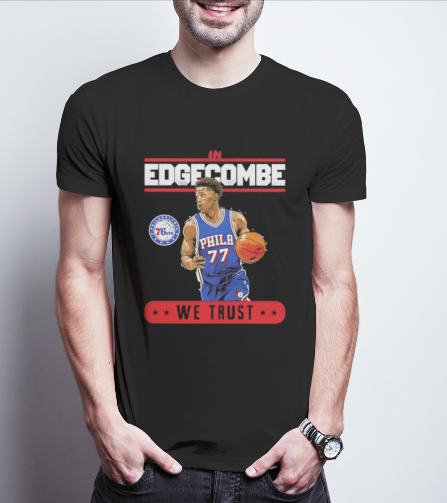 Philadelphia 76ers VJ Edgecombe In Edgecombe We Trust T-Shirt