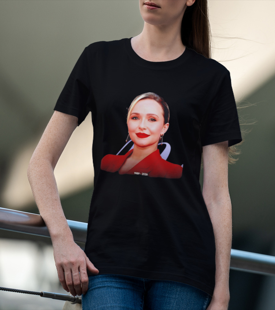 In Memory Of Hayden Panettiere 1989 2026 T-Shirt
