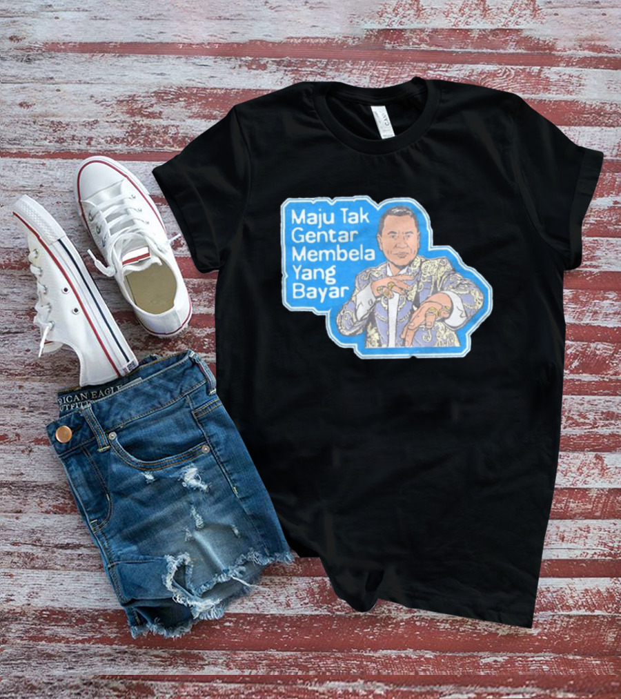Maju Tak Gentar Membela Yang Bayar Indonesia Iconic Suit Pose T-Shirt