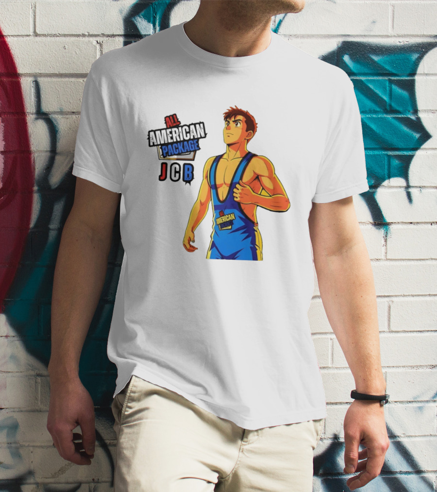 All American Package JCB Anime Wrestler T-Shirt