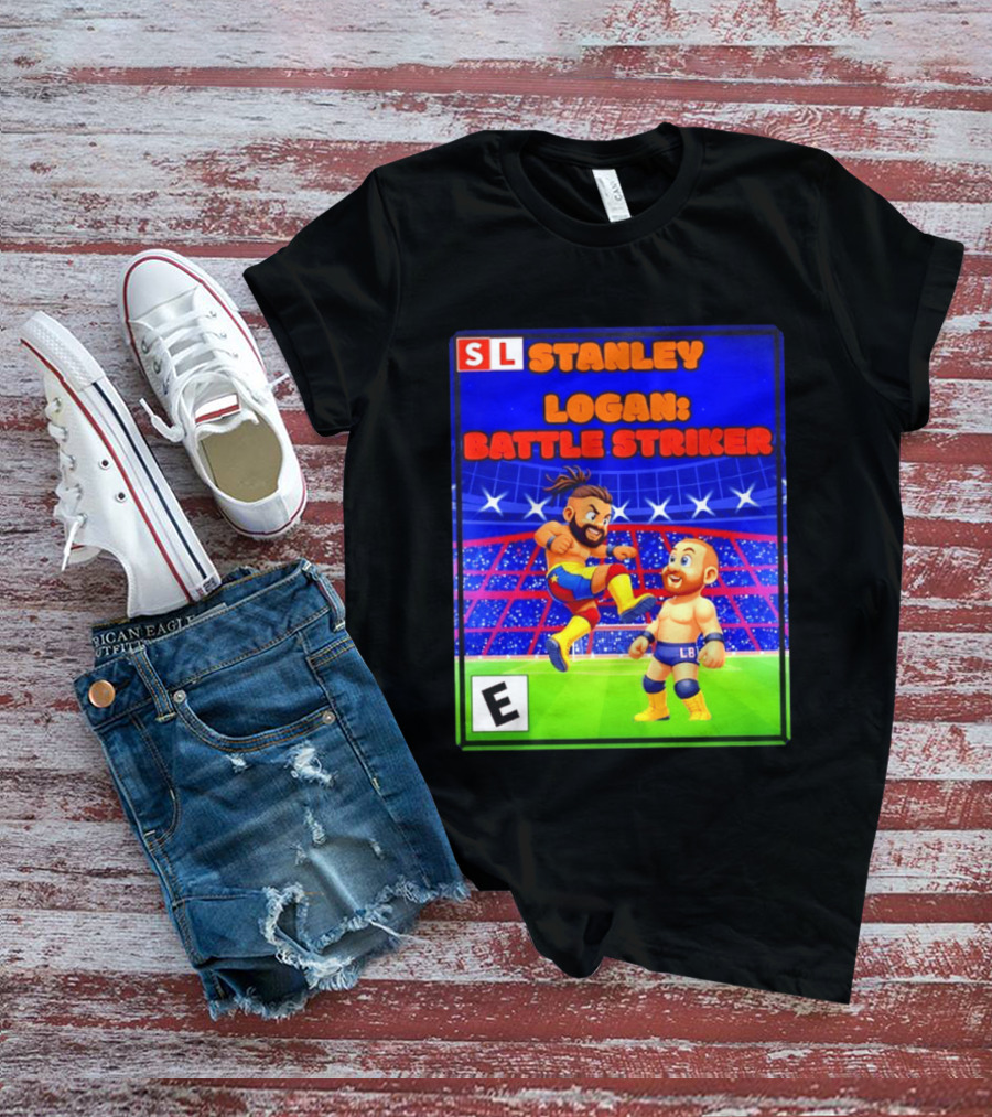 Stanley Logan Battle Striker Wrestling Game Cover T-Shirt