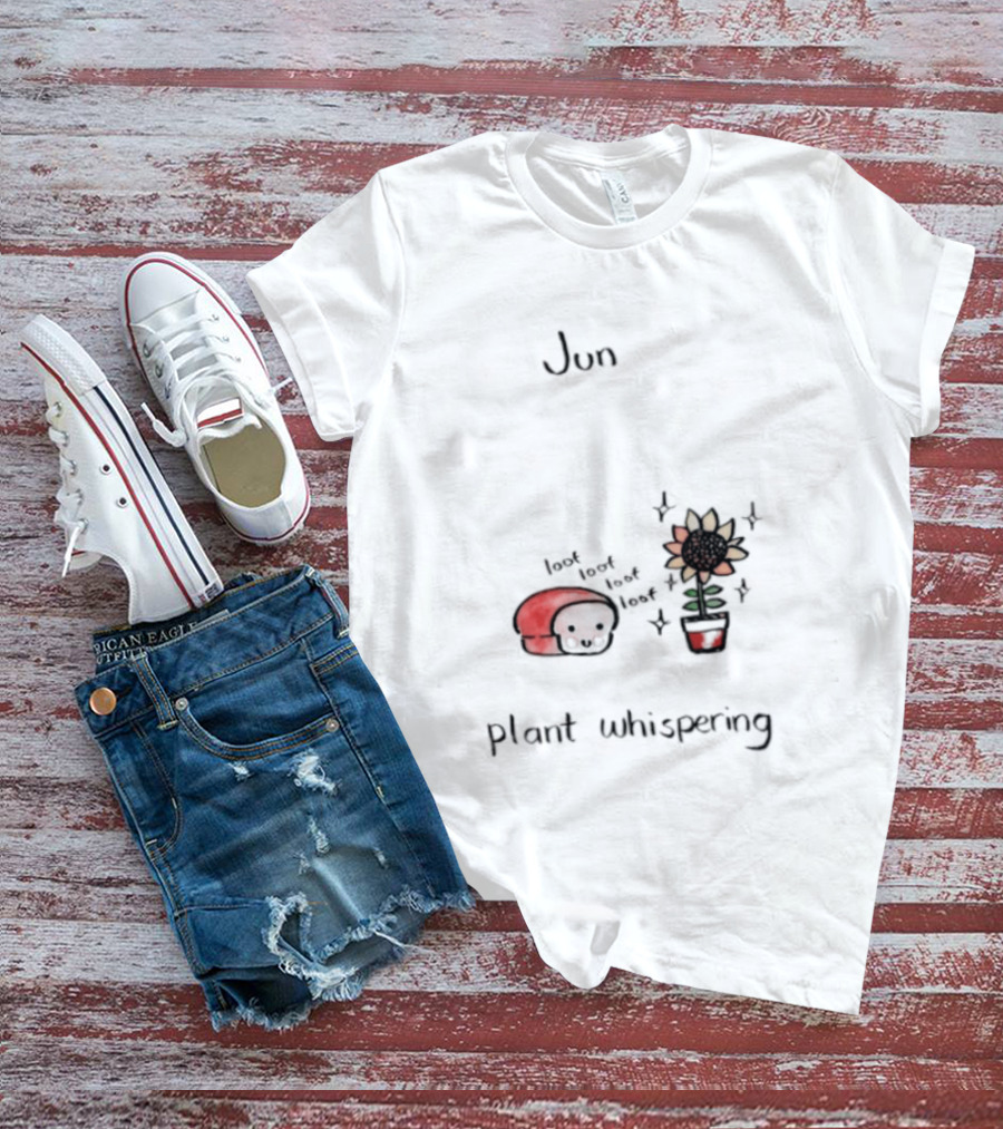 Jun Plant Whispering Bread Sunflower Loof Visual T-Shirt