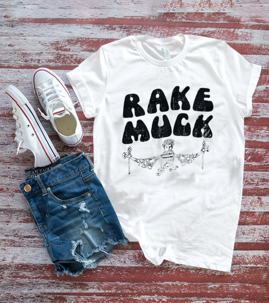 Rake Muck Mythology Pan Satyr Vintage Black And White T-Shirt