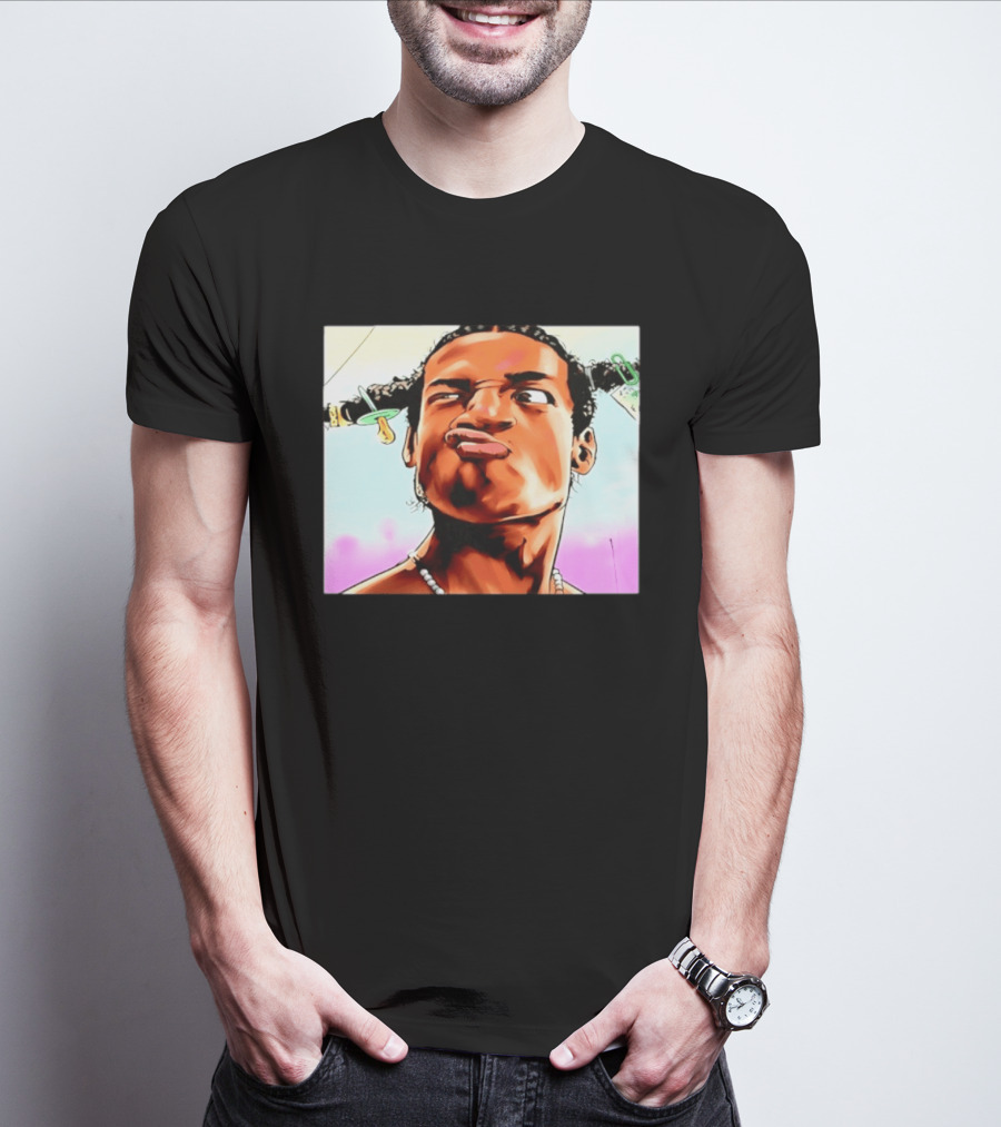 ASAP Rocky Hip Hop Rap Mob Pouty Face Meme T-Shirt