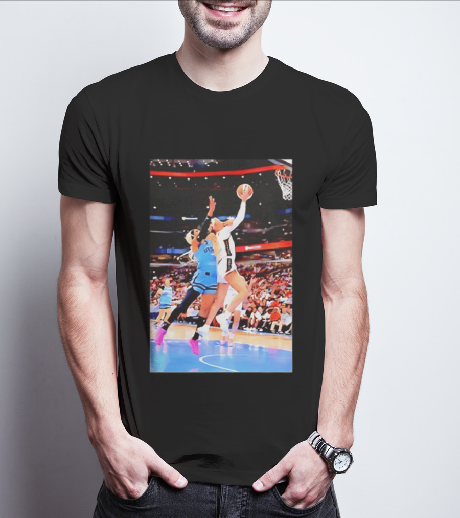 Caitlin Clark Indiana Fever Gameplay Action WNBA Basketball Competition T-Shirt