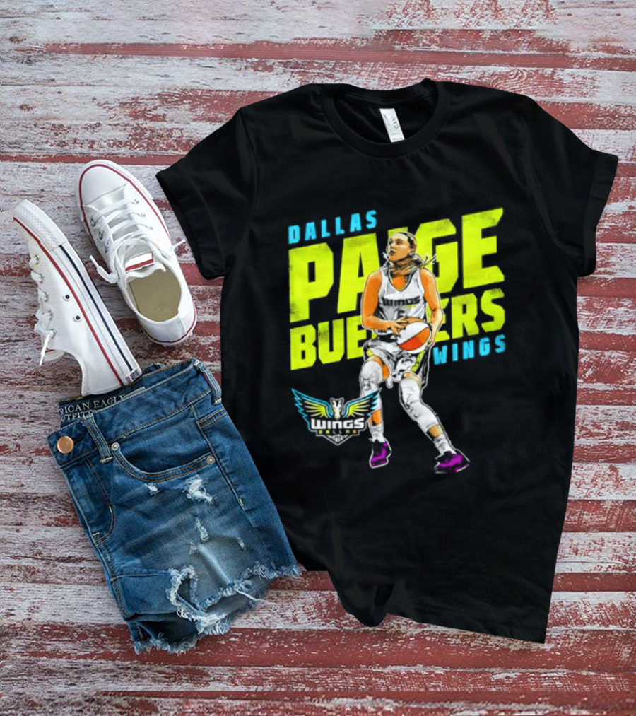 Dallas Wings Paige Bueckers WNBA Basketball Player T-Shirt