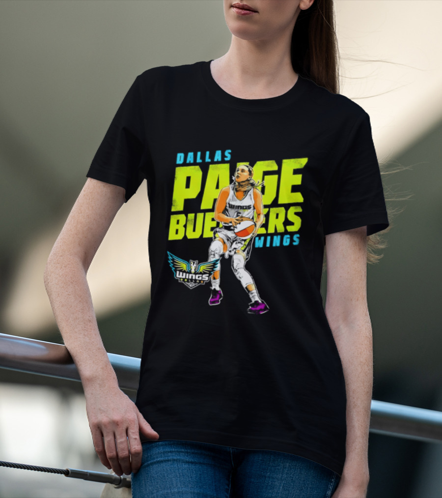 Dallas Wings Paige Bueckers WNBA Basketball Player T-Shirt