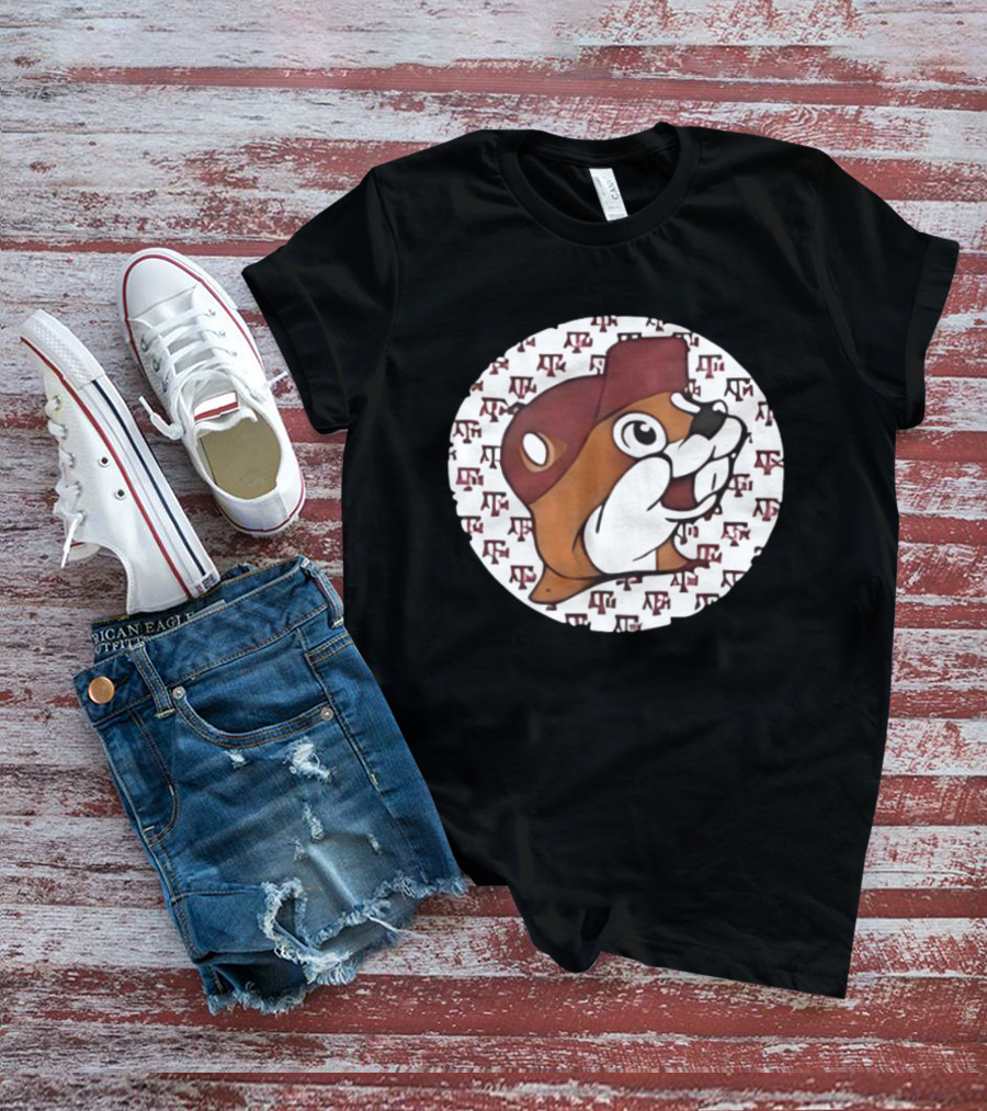 Texas A&M X Buc Ee's Unique TX Football Mashup Two Sided T-Shirt