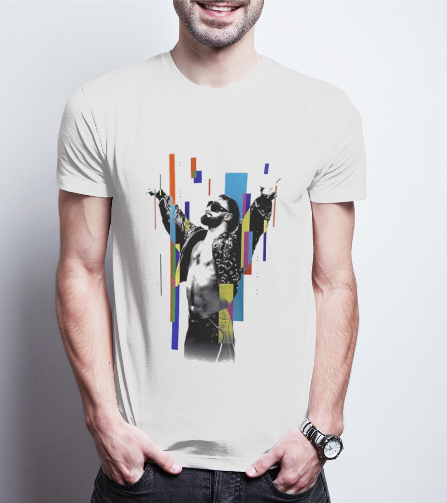 Seth Rollins Revolutionary Visionary WWE Iconic Pose T-Shirt