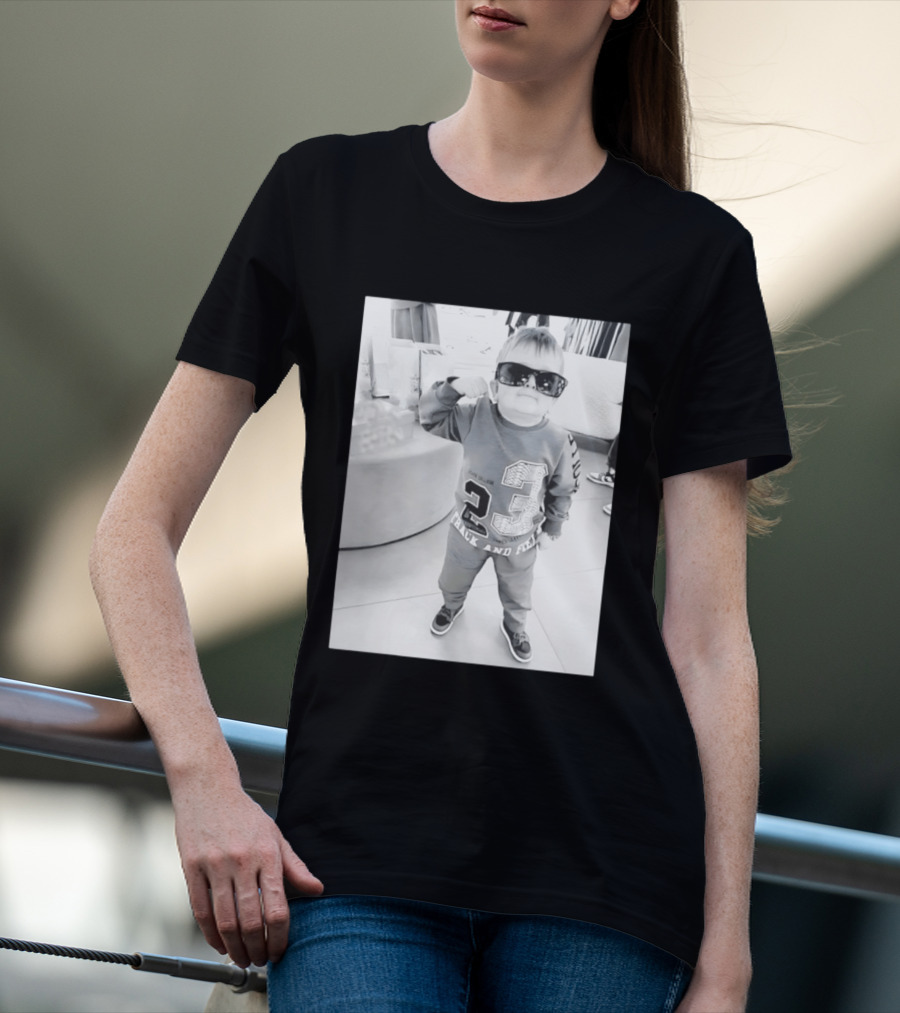 Hasbulla Hasbik Photo 23 Track And Field Black And White T-Shirt