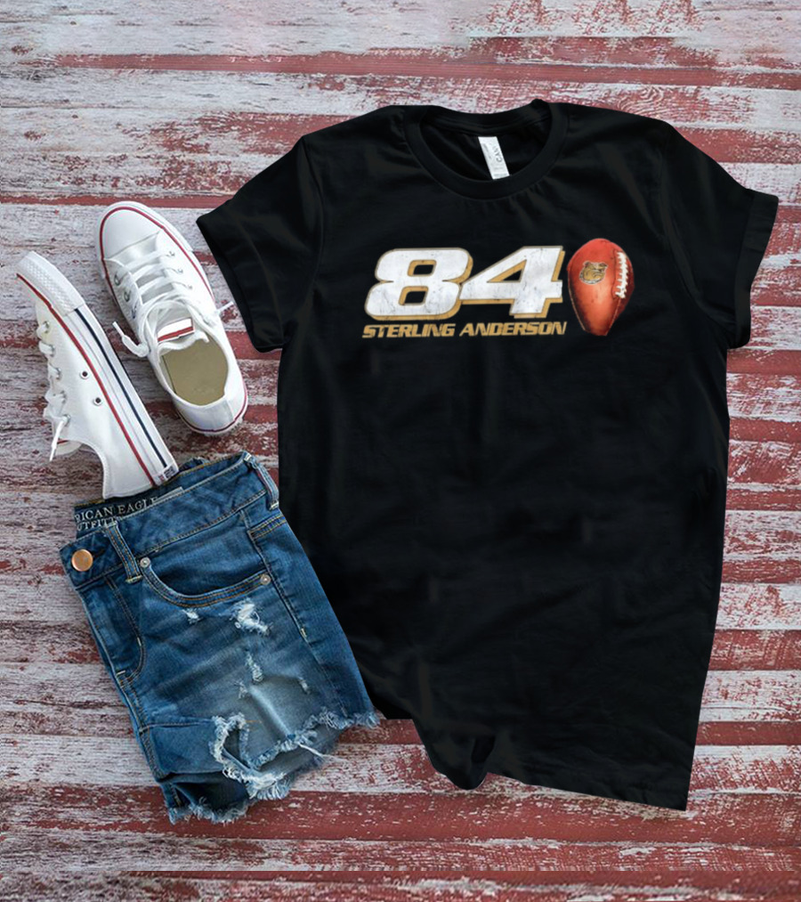 Sterling Anderson 84 Georgia Bulldogs Football T-Shirt
